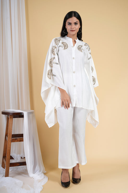 White Urban Kaftan Set