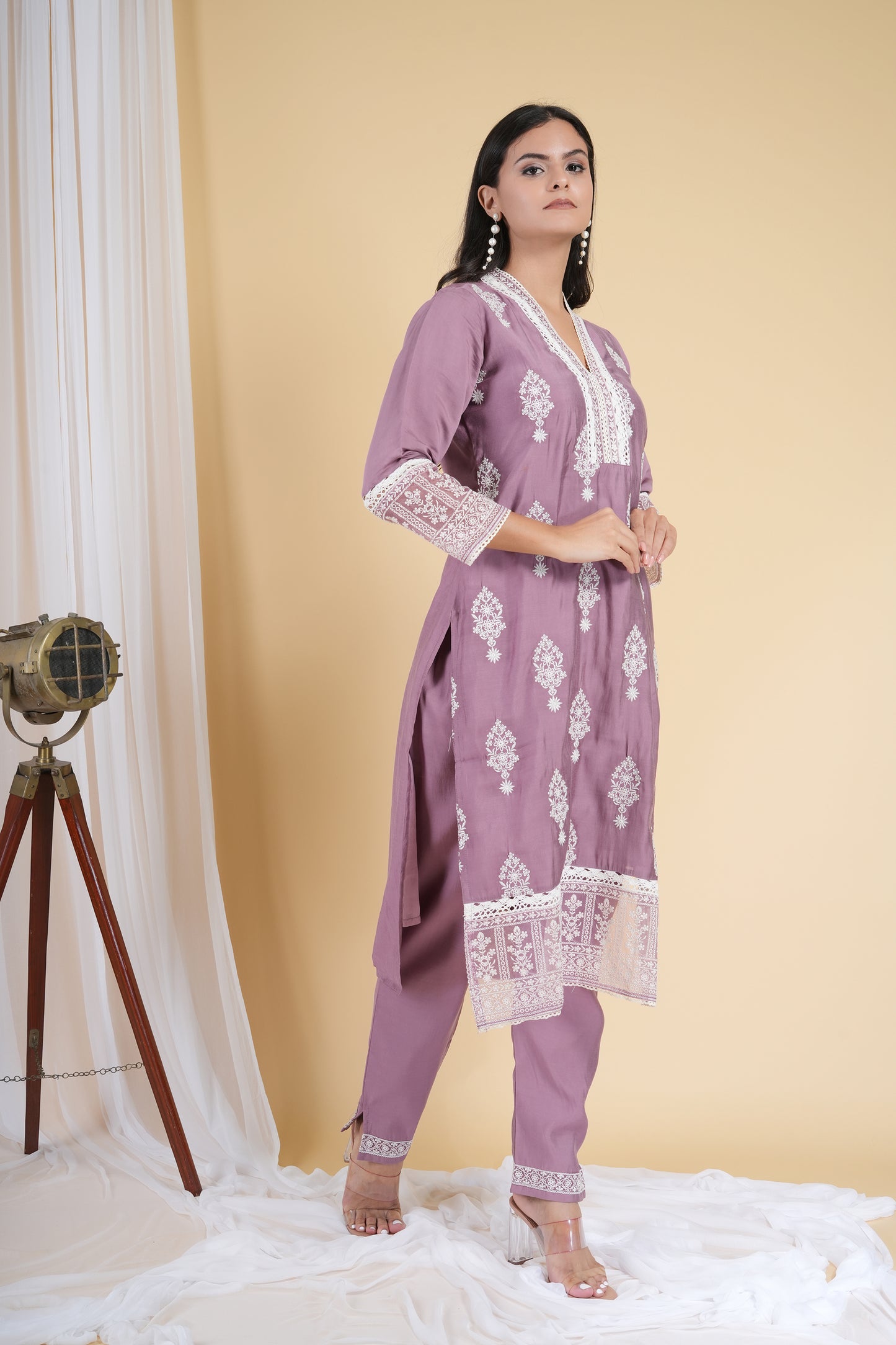 Mauve Desire Pakistani Suit Set