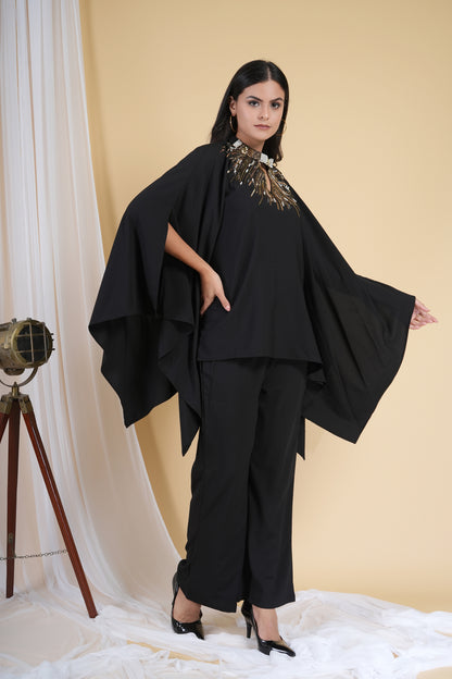 Onyx Black Kaftan Set