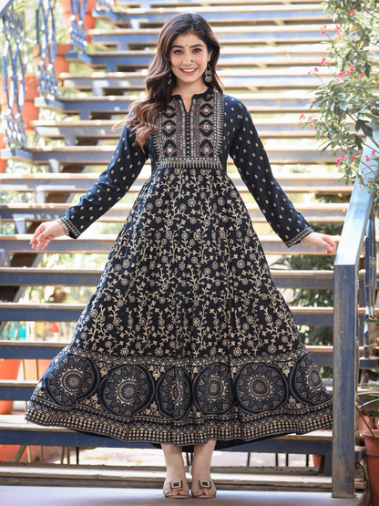 Indigo Dream Anarkali