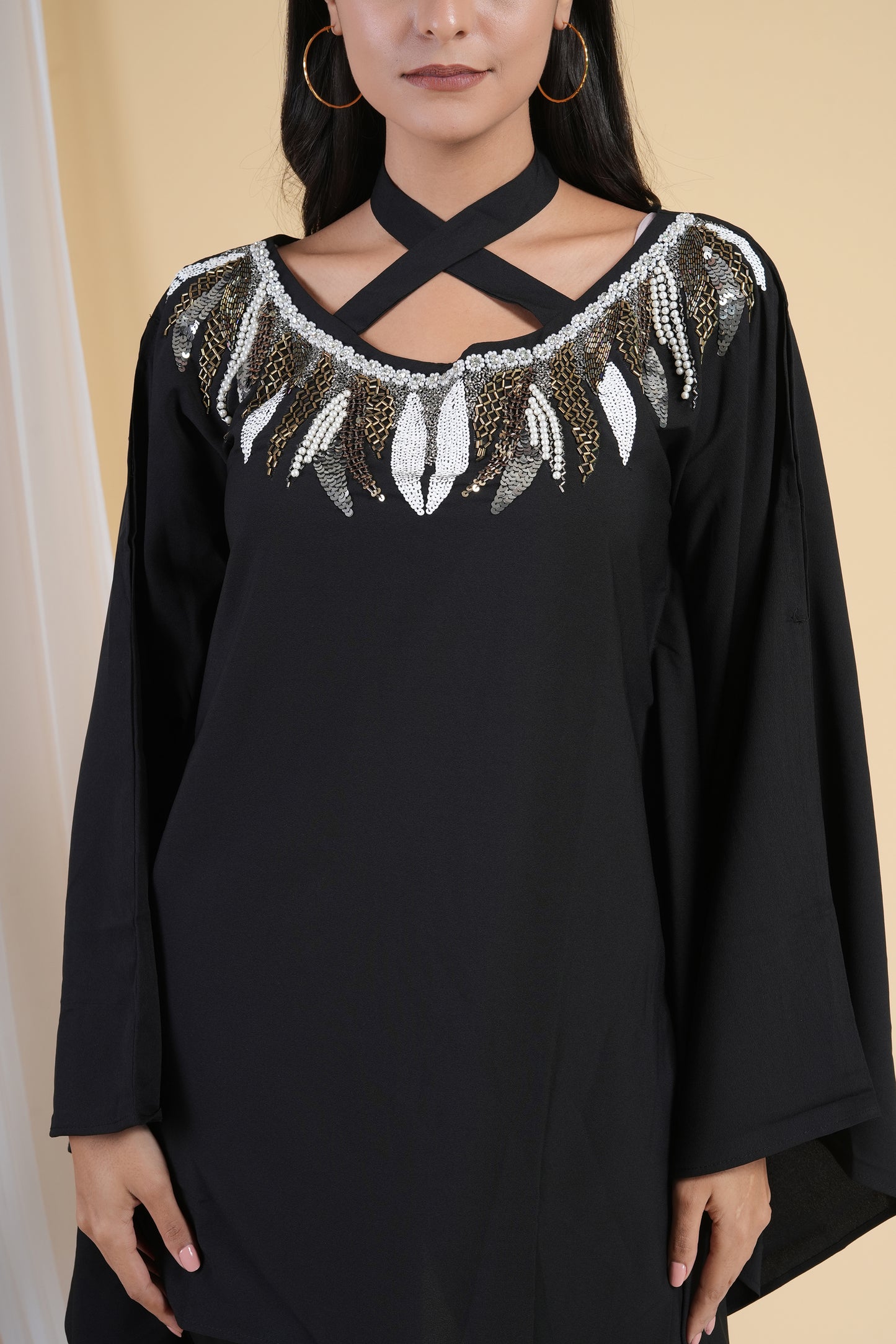 Black Soha Kaftan Set