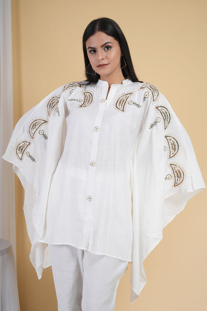 White Urban Kaftan Set