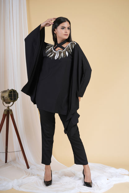 Black Soha Kaftan Set