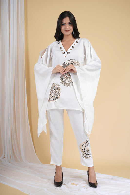 Ivory Envy Kaftan Set