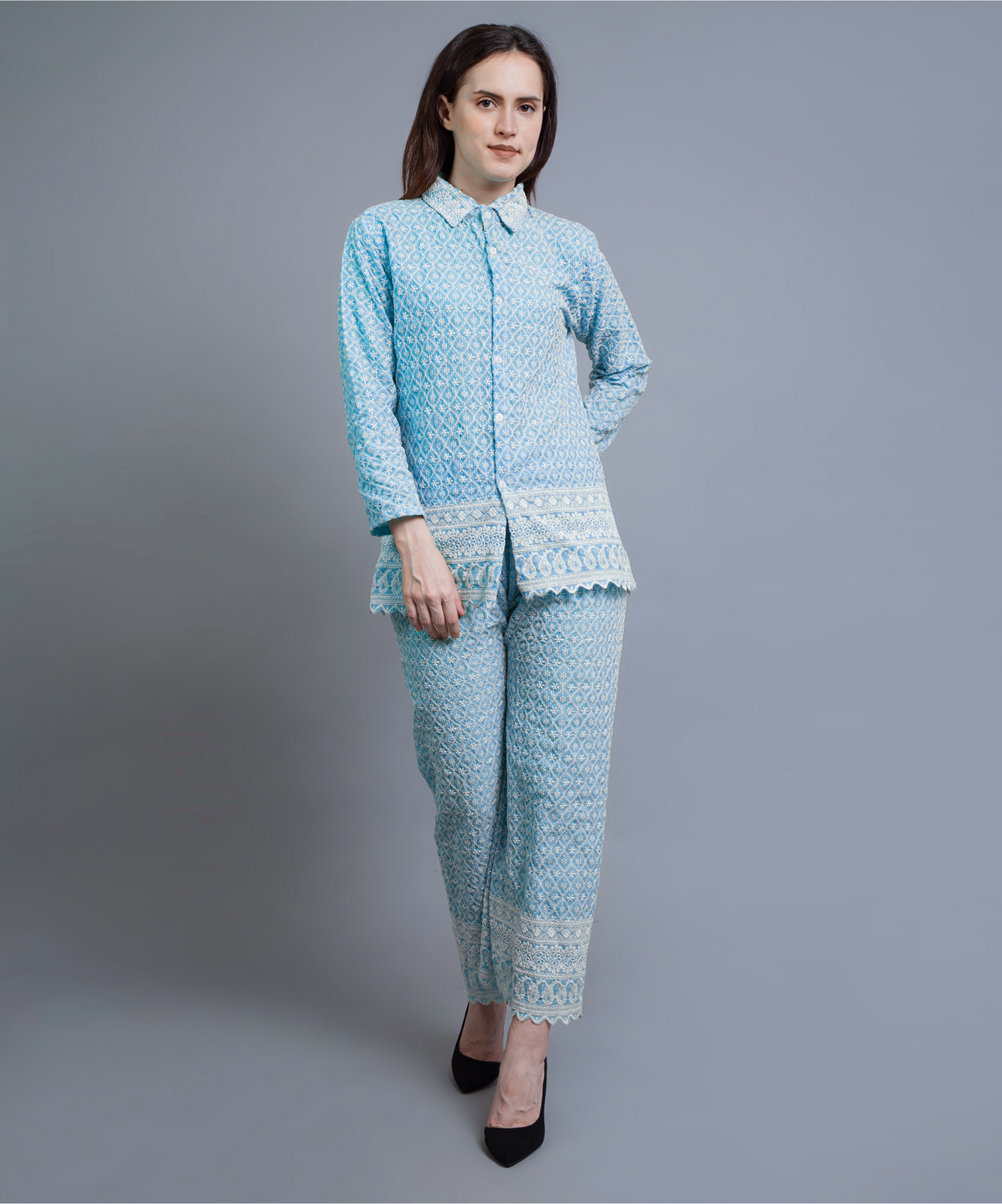 Timeless Chikankari Coordset