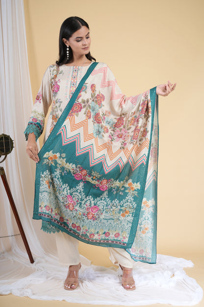 Multi Hues Pakistani Suit Set