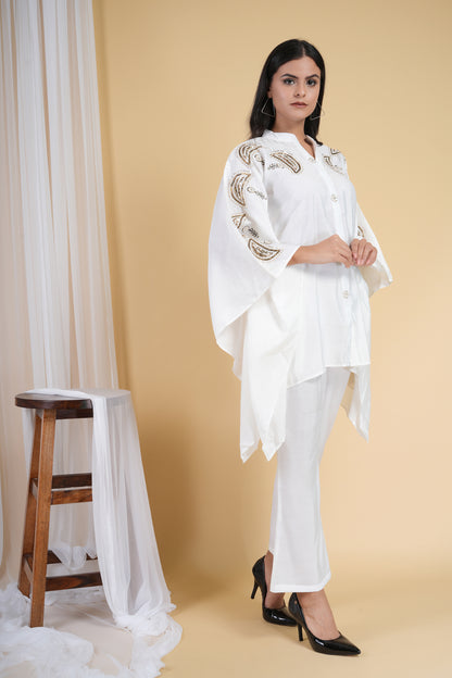 White Urban Kaftan Set