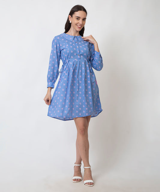 Sky Muse A-line Dress