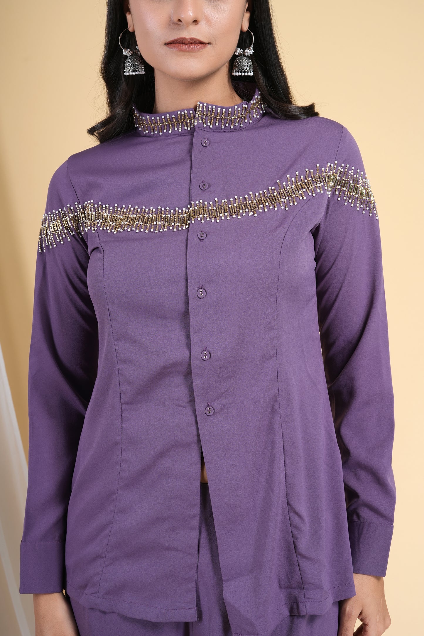 Mauve Glow Sharara Set