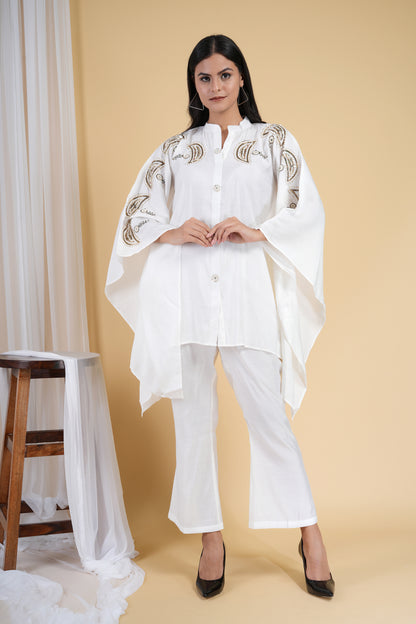 White Urban Kaftan Set